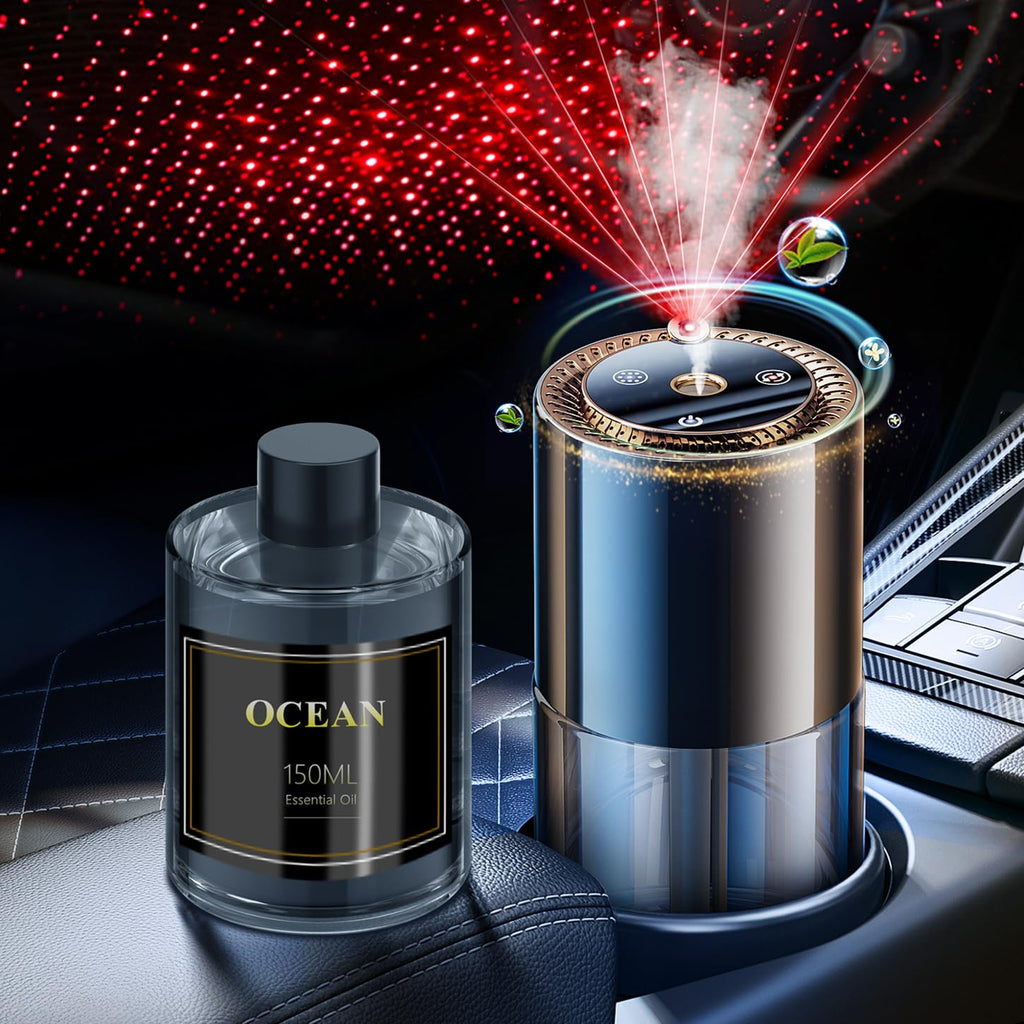 Car Intelligent Aromatic Diffuser Car Perfume Decoration Humidifier
