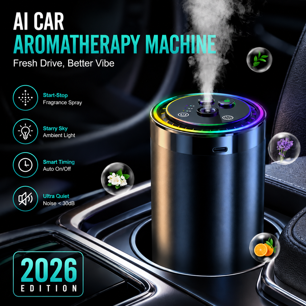 Car Intelligent Aromatic Diffuser Car Perfume Decoration Humidifier