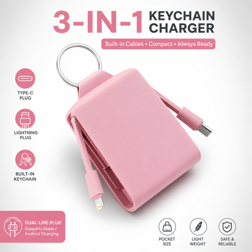 2000 mAh Dual-cable Emergency Power Bank